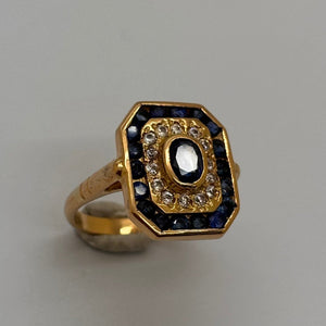Bague en Or Jaune 18K - 6.18g
