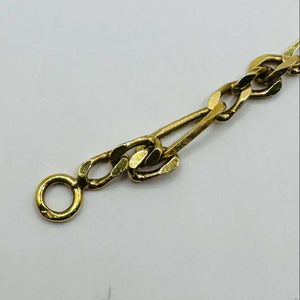 Collier maille Figaro en or jaune 18 carats – 47 cm