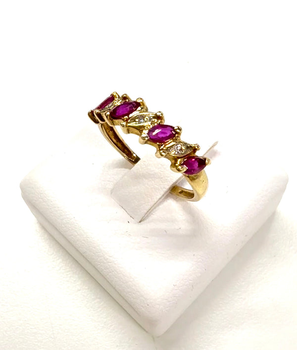 Bagues en Or Jaune 18k - Taille 51