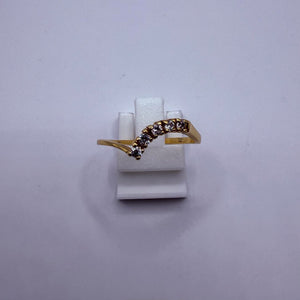 Bague en or jaune 18K  Taille-60