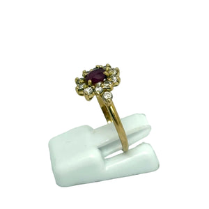 Bague en Or Jaune 18K - Taille 53 - 2.29G