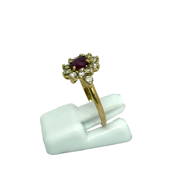Bague en Or Jaune 18K - Taille 53 - 2.29G