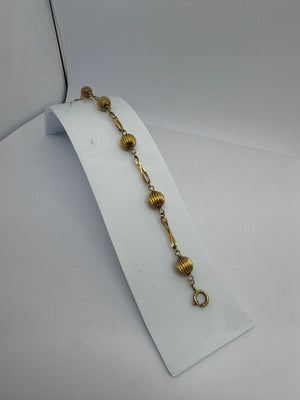 Bracelet en Or Jaune 18 K - 7.69 G