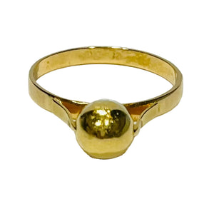 Bague en Or Jaune Tête d'Aigle 18k