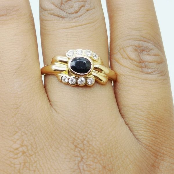 Bague en or jaune 18K Taille 54 - 2.80 G