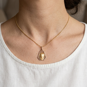 Pendentif en or jaune 18K - 0.85 Grs