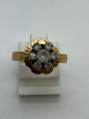 Bague en Or Jaune 18K - Taille 54 - 2.81 Grs