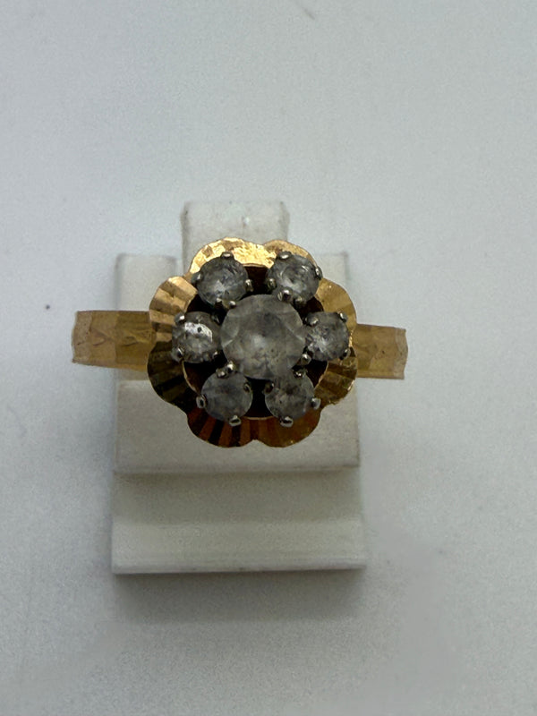 Bague en Or Jaune 18K - Taille 54 - 2.81 Grs