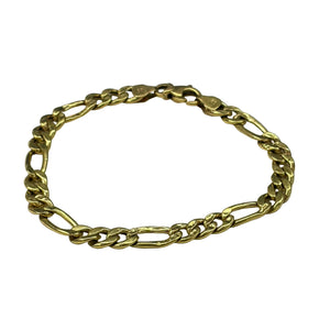 Bracelet Gourmette en Or Jaune 18K