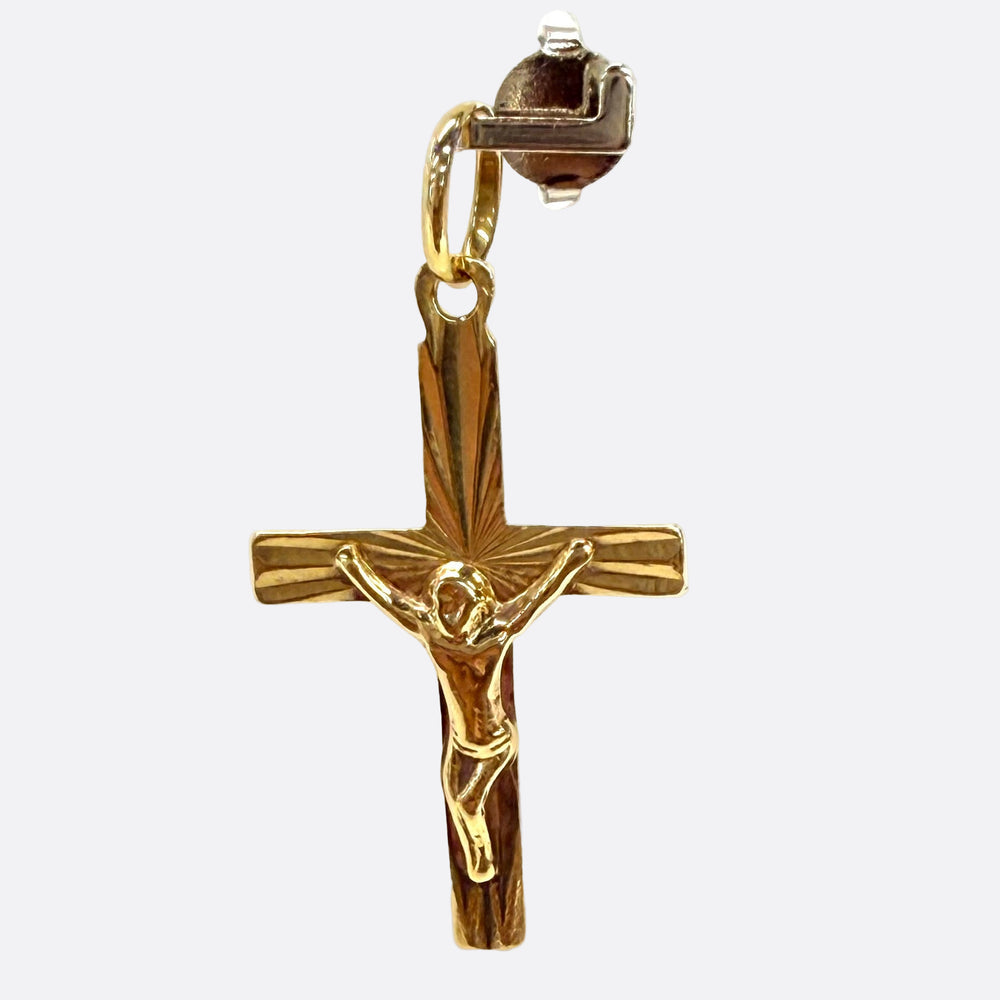 Pendentif Croix en Or Jaune 18K - 1.30g