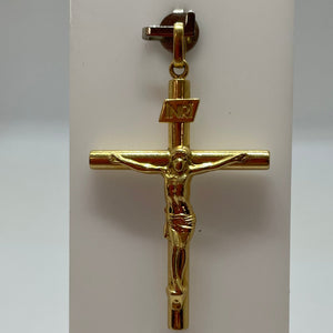Pendentif Croix Or Jaune 18 Carats Poids-1.30 Grs