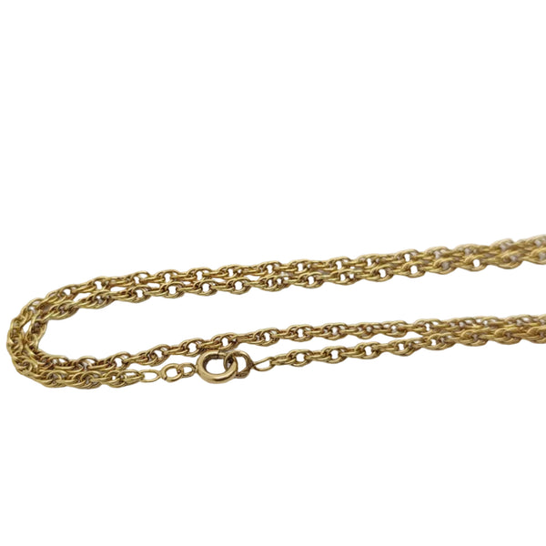 Collier Matinée en Or Jaune 18K Corde