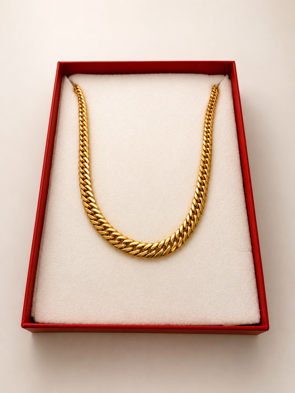 Collier Maille Anglaise en Or Jaune 18K - 29.44 Grs