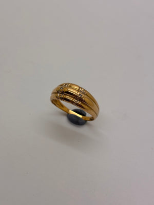 Alliance en or jaune 18K Taille-56