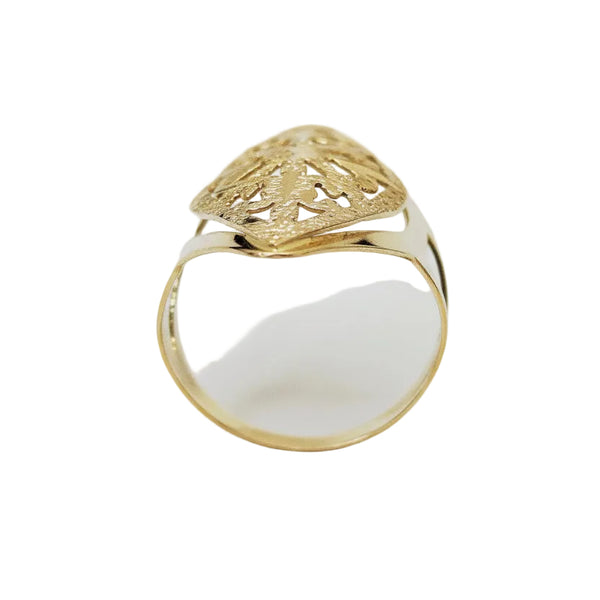 Bague Marquise Or Jaune 18k -  4.15 G