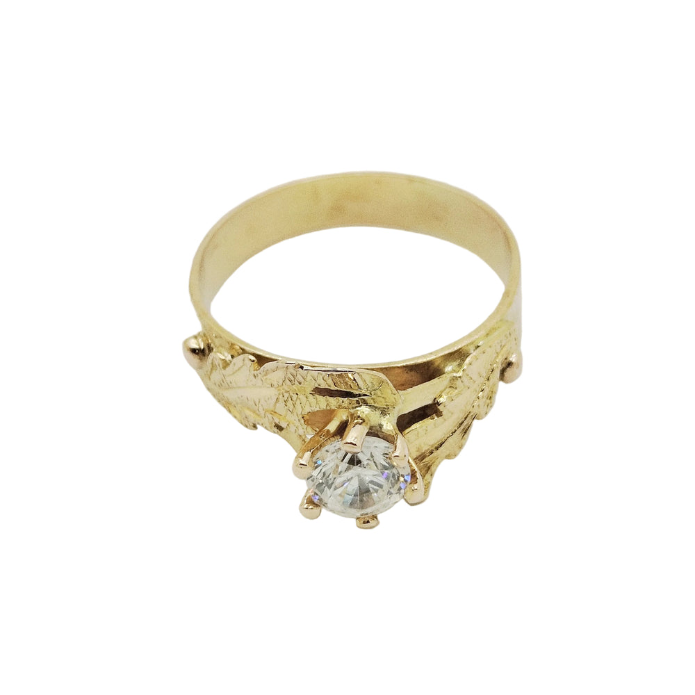 Bague en or jaune 18K - 3.39 Grs - Taille 55