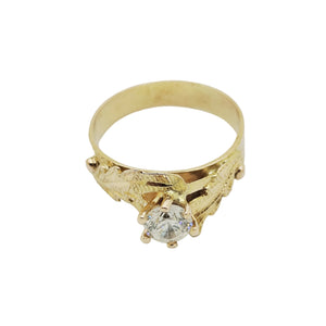 Bague en or jaune 18K - 3.39 Grs - Taille 55