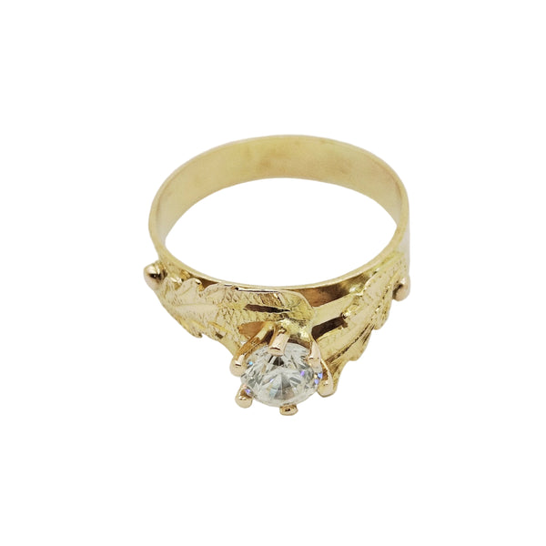 Bague en or jaune 18K - 3.39 Grs - Taille 55