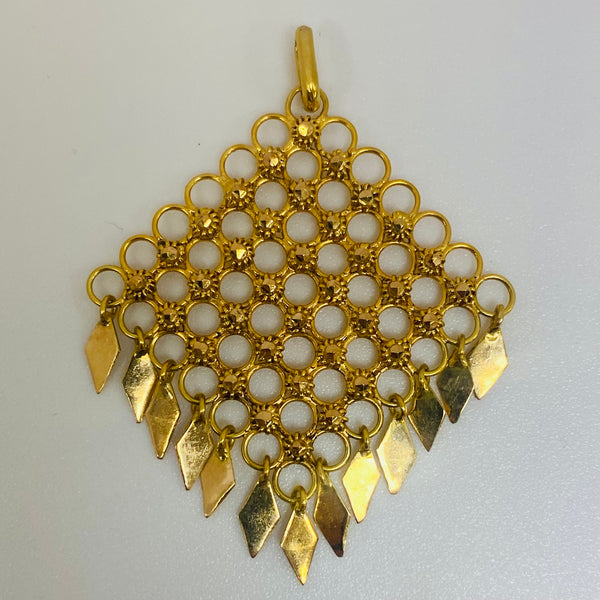 Pendentif Symbole en Or Jaune 18 Carats – 7,14 Grs