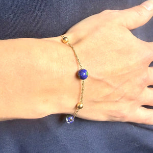 Bracelet Gourmette en Or Jaune 18K - 3.28g