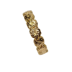 Bague en Or Jaune à Motif 18K