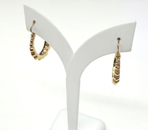 Boucles d'oreilles créoles en or jaune 18k - 1.96 G