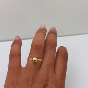 Bague Ancienne Or Jaune 18 Carats Grs Taille-54