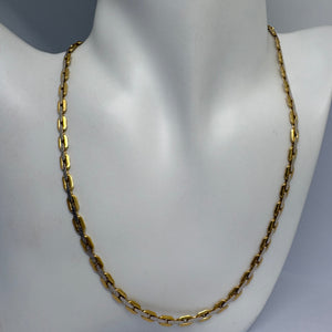 Collier en 2 Ors jaune et gris 18K - 21.51 Grs