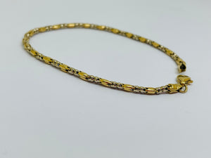 Bracelet fantaisie en or 18 K - 4.46 G
