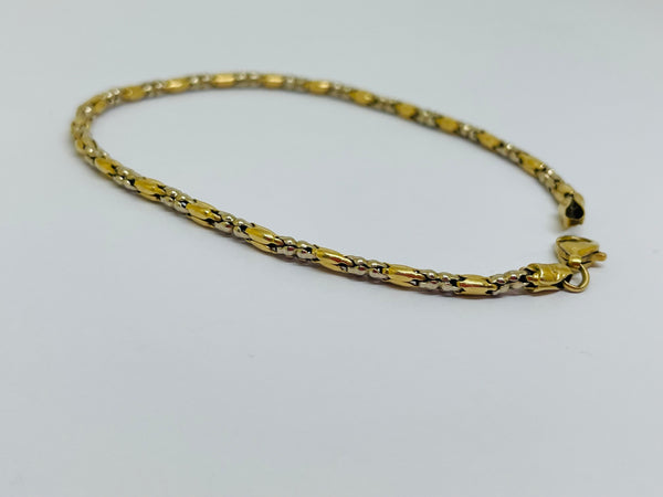 Bracelet fantaisie en or 18 K - 4.46 G