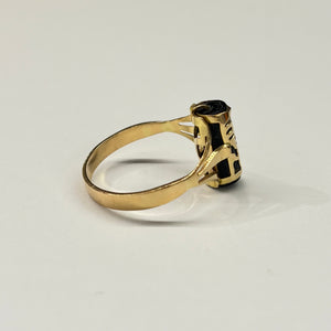 Bague Tiki en Or Jaune 18 K