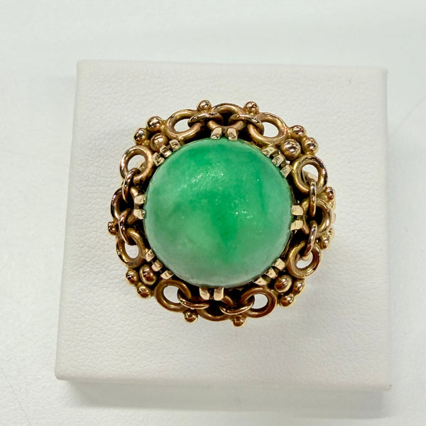 Bague Empierrée en Or Jaune 18k