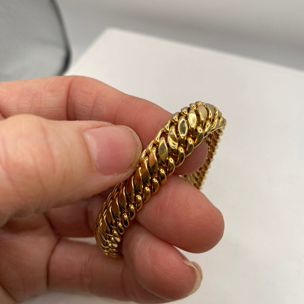 Bracelet Gourmette en Or Jaune 18K - 15.44G