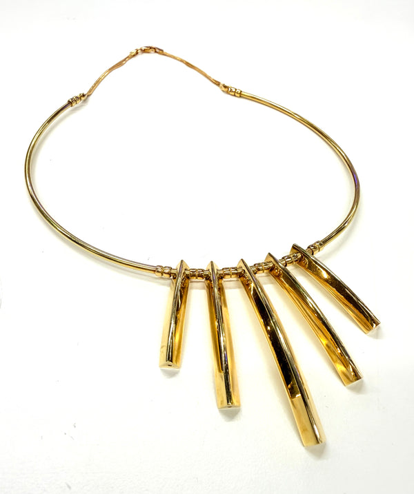 Collier ras du cou en or jaune 18K - 18.73g