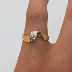 Bague en Or jaune 18K - Taille 49