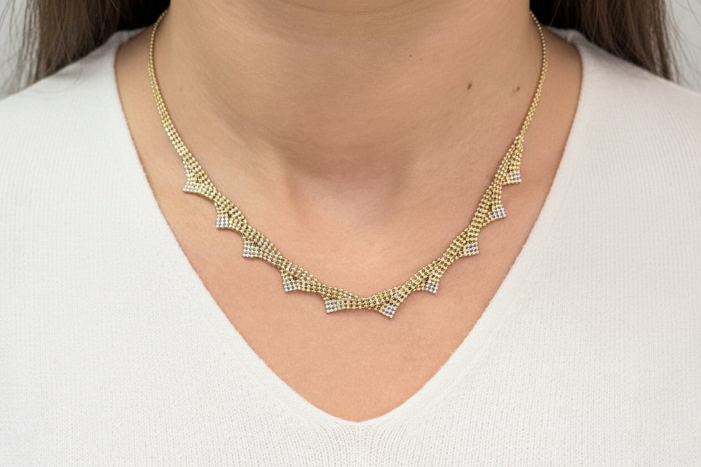 Collier en Or jaune 18K- 10.80g - 41CM