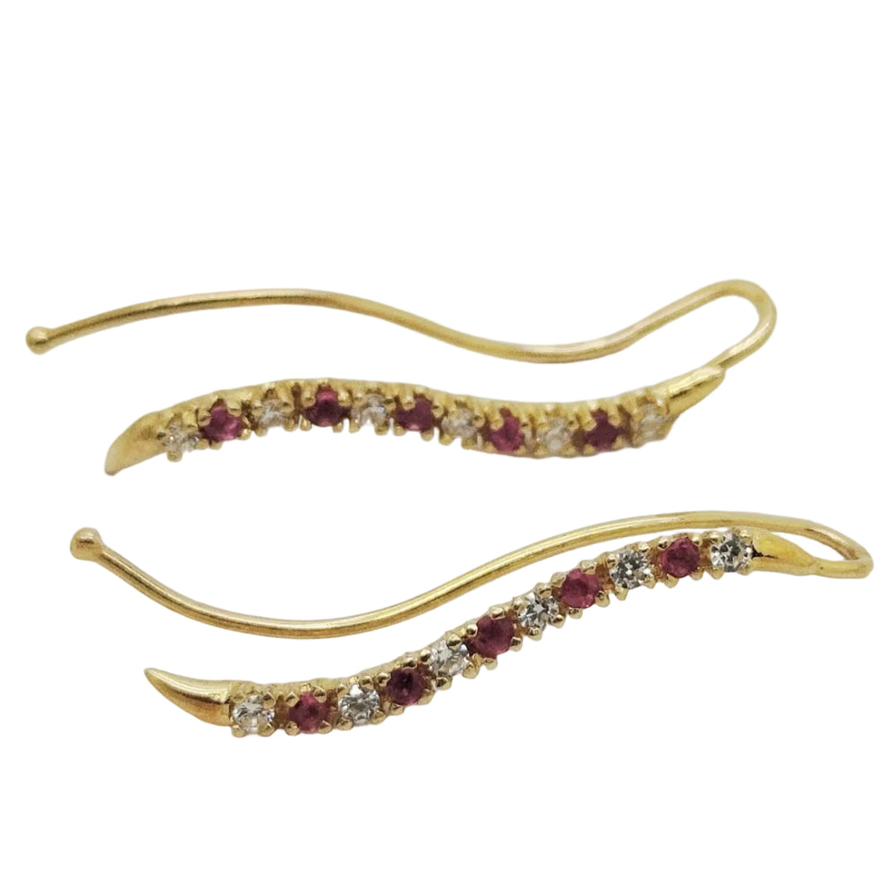 Boucles d'oreilles Or Jaune 18K - 1,53 G