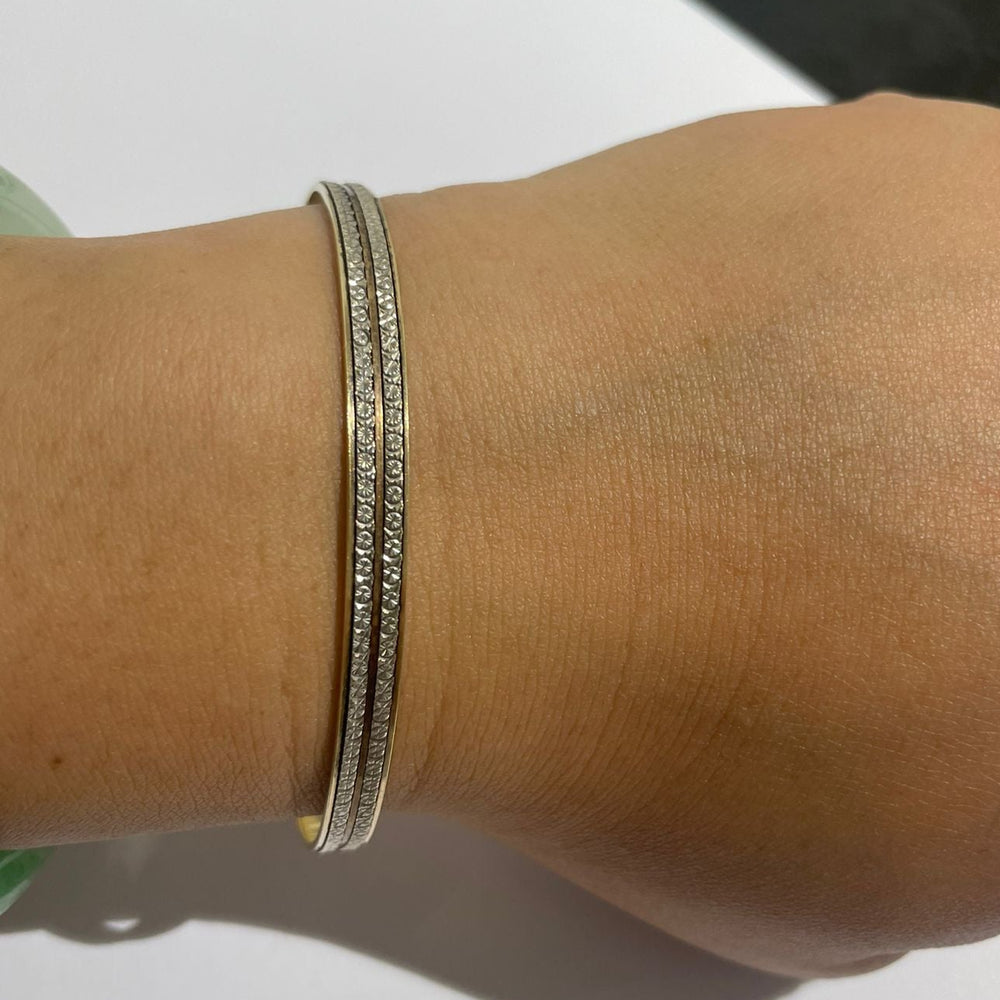 Bracelet Jonc Or Jaune 18K 13.62 Grs