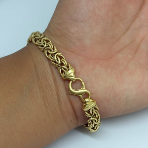 Bracelet maille royale en Or 18K - 11.60G - 19CM