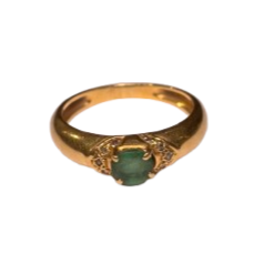 Bague en or jaune 18k Taille-55