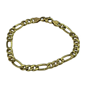 Bracelet Gourmette en Or Jaune 18K