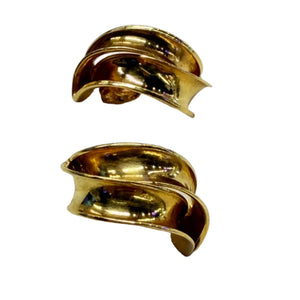 Boucles d'oreilles en Or jaune 18K - 2.72G