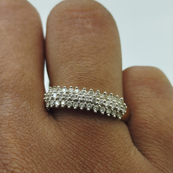 Bague en Or jaune 18K - Taille 56