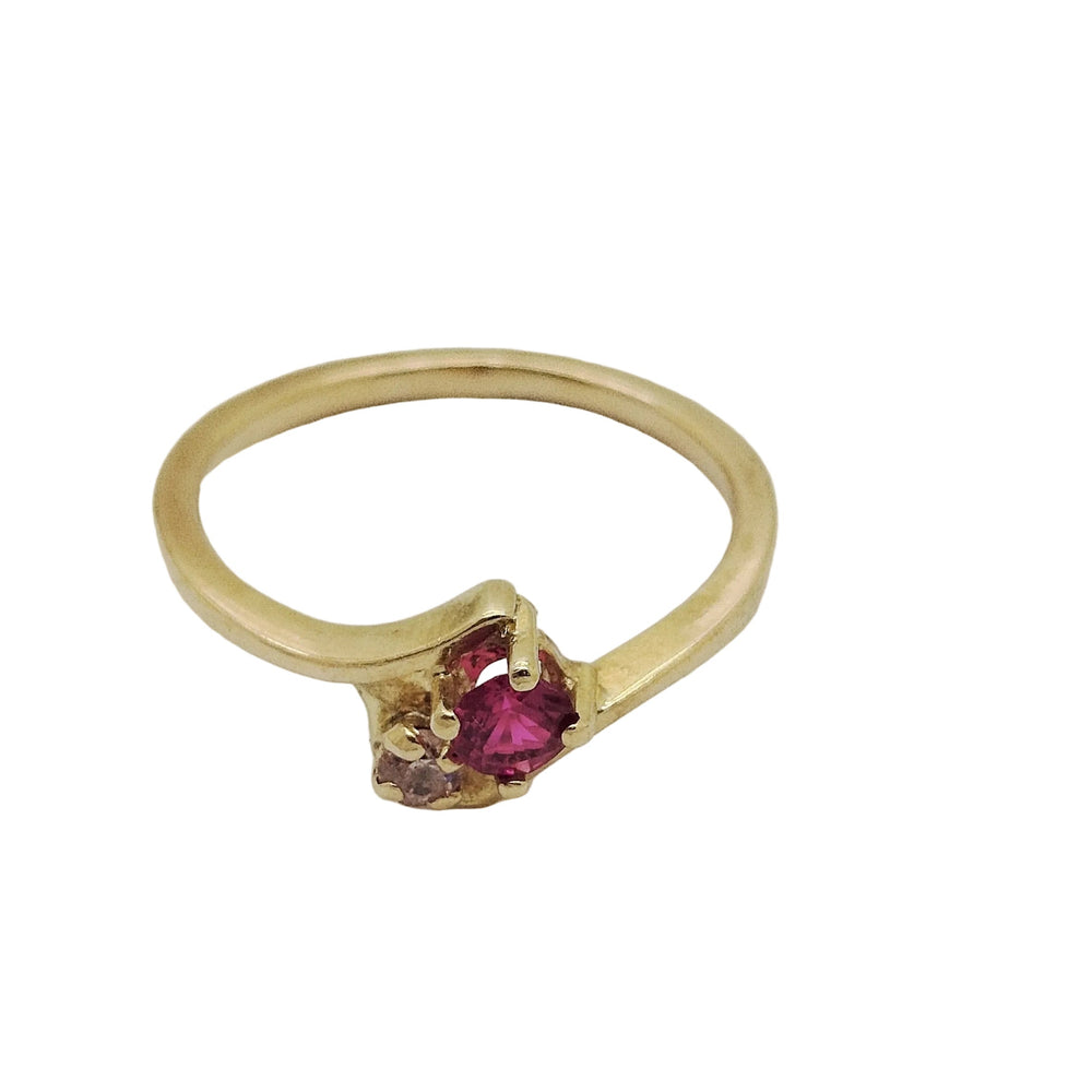 Bague en Or Jaune 18K - Taille 52 - 2.19 Grs
