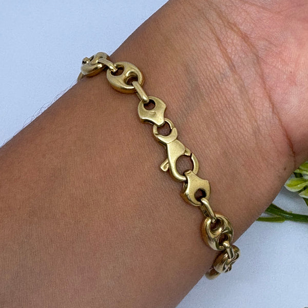 Bracelet Maillon en Or 18K - 11.53 Grs