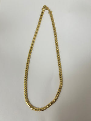 Collier Ras du Cou en Or Jaune 18K 19.30 Grs
