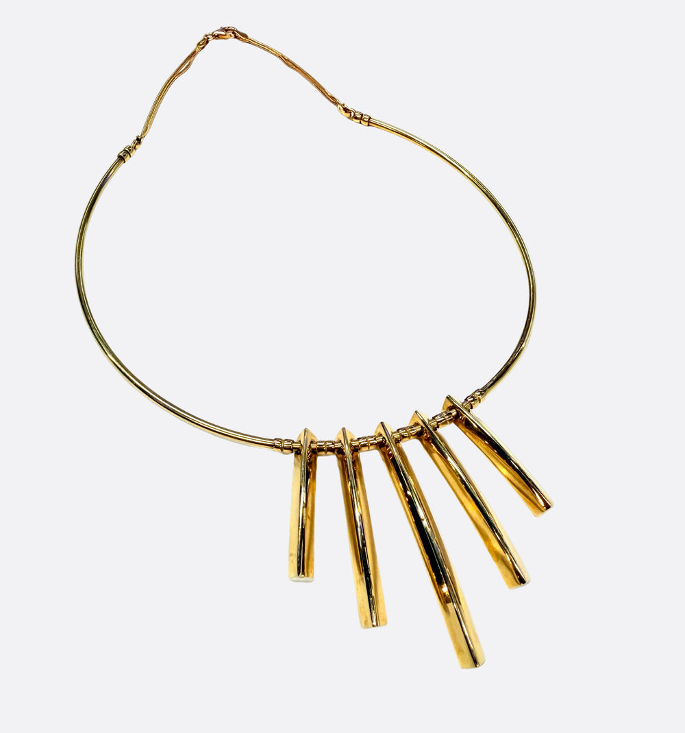 Collier ras du cou en or jaune 18K - 18.73g