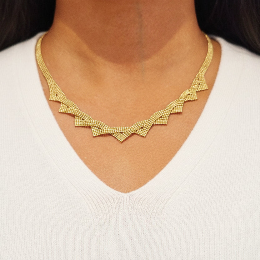 Collier Princesse Or Jaune 18K 18.48 Grs - 40 cm