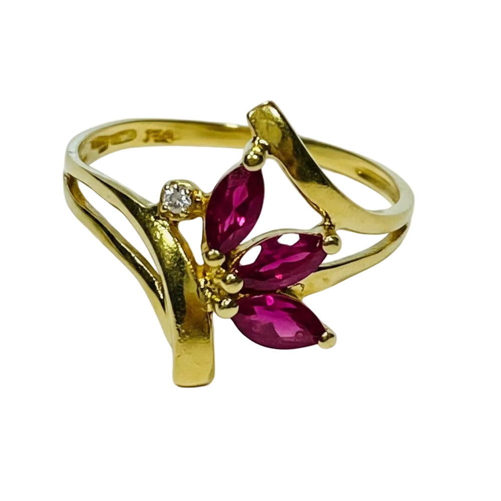 Bague en Or Jaune 18K - Taille 52 - 1.86G