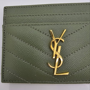 Maroquinerie YSL Graine Vert Sauge Cassandre Port